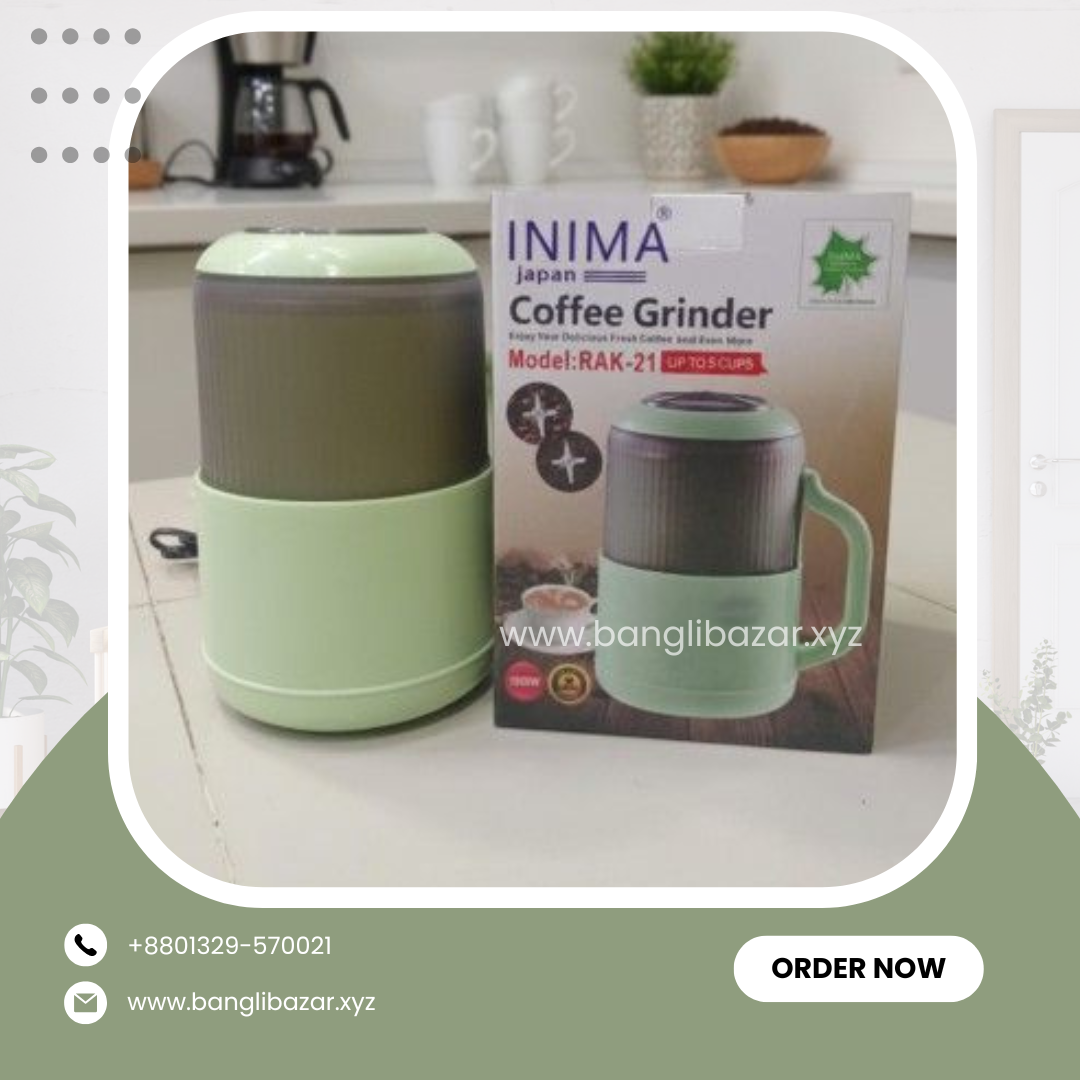 Inima Japan Grinder 1500 Watt | Inima RAK-21 Coffee Grinder 1500W Electric Grinder
